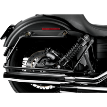 Load image into Gallery viewer, CYCLE VISIONS 06-17 FXD BLK BGGERTAIL S/BAG MOUNTS CV-7400B