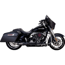 Load image into Gallery viewer, VANCE &amp; HINES EXHAUST 2-1 HI OUTP BLK MATT SS 17+FL 47321