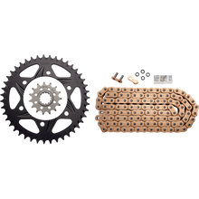 Load image into Gallery viewer, VORTEX CHAIN KIT FZ-10 GOLD CKG6454