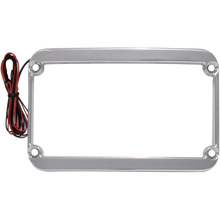 Load image into Gallery viewer, KLOCK WERKS 09-19 FLHT LIC/PLT FRAME LIGHTED CHR KWS-01-0088-C