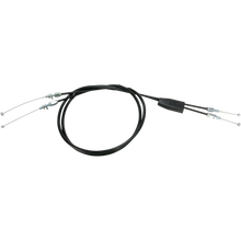 Load image into Gallery viewer, MOTION PRO THROTTLE CABLE PUSH-PULL BLACK VINYL SET 02-0584