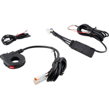 Load image into Gallery viewer, KOSO NORTH AMERICA THUMB SWITCH WITH TYPE-C CHARGER BLACK KB011000