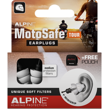 Load image into Gallery viewer, ALPINE HEARING PROTECTION EARPLUGS MOTOSAFE TOUR MINIGRIP 111.23.110