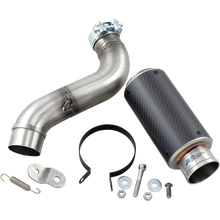 Load image into Gallery viewer, HOT BODIES SLIP-ON MATTE CARBON MGP STINGER HON CBR1000RR 08-16 40801-2405