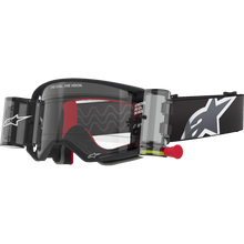 Load image into Gallery viewer, ALPINESTARS GOGGLE STECH CORP BLK/GRY/CLR ROLL-OFF 5100425-1518