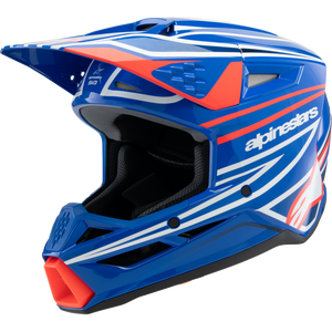 ALPINESTARS HELMETSM3 YTH WURX B/Y/BL/R L ECE06 8302125-7312-YL