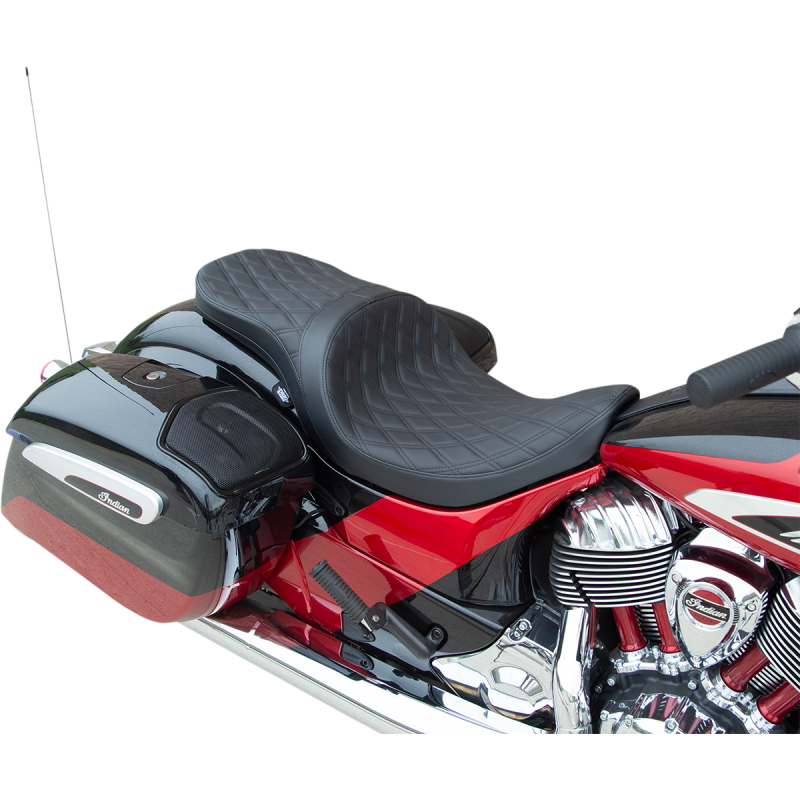 DRAG SPECIALTIES SEATS SEAT LW TR DDIAM BLK SOLR 0810-2259