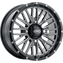Load image into Gallery viewer, ITP MOMENTUM 15X7 4/156 5+2 (+30mm) GLOSS BLACK MACHINED 1522741731B
