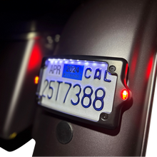 Load image into Gallery viewer, KODLIN CURVED ELYPSE 3-1 TOURING LICENSE PLATE KIT BLACK KUS20300