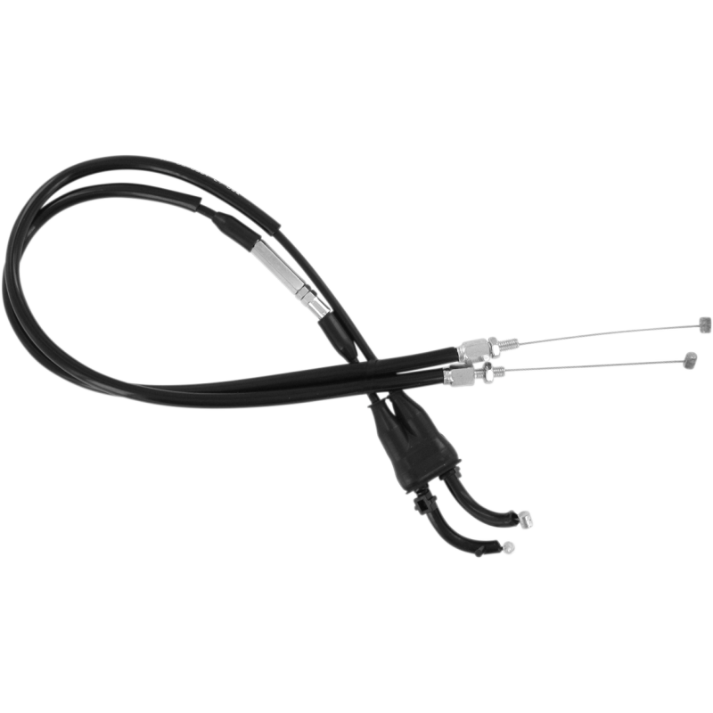 MOTION PRO THROTTLE CABLE PUSH-PULL BLACK VINYL SET 05-0361