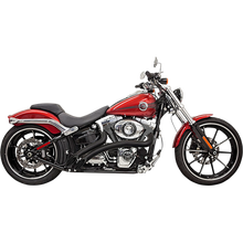 Load image into Gallery viewer, BASSANI XHAUST 86-17 SOFT/91-17 DYNA SWEEPER 2:2 FS BLK 1SD1FB
