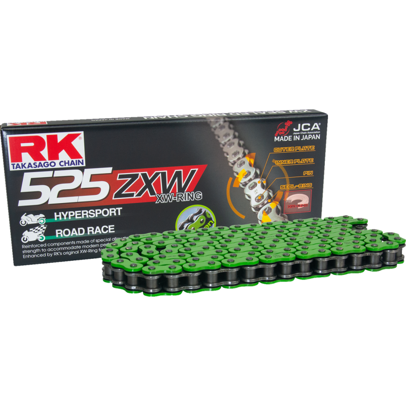 RK CHAIN RK MM525ZXW-120 GREEN MM525ZXW-120