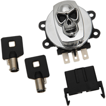 Load image into Gallery viewer, DRAG SPECIALTIES SWITCH IGN BLK SKULL 14-18 21-0209SKD