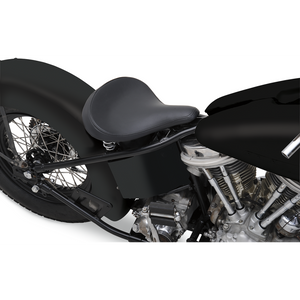 DRAG SPECIALTIES LARGE BLK SOLO SEAT SMOOTH VINYL 0806-0047