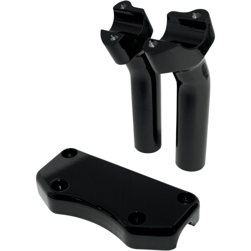 DRAG SPECIALTIES RISER BUFF W/CLAMP 5.5 BK 0602-0591