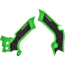 Load image into Gallery viewer, Acerbis - 21+ Kawasaki KX250/ 19-23 KX450 Frame Guards- X-Grip - Green/Black (2742601089)
