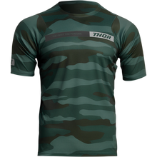 Load image into Gallery viewer, THOR BICYCLE JRSY ASIST SS CAMO GN SM 5020-0020