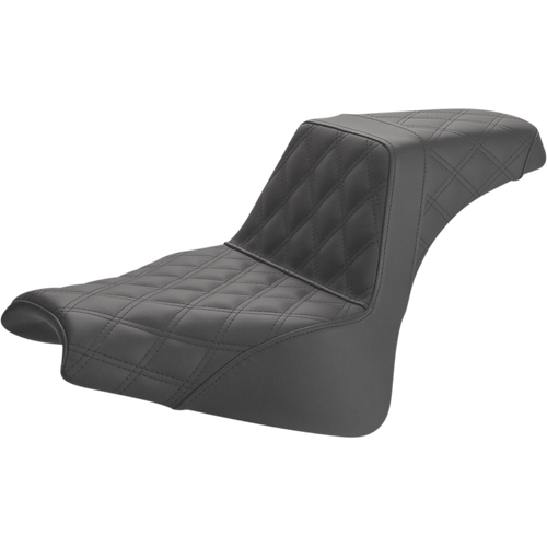 SADDLEMEN SEAT STEP UP LS F/R BLACK 818-28-175