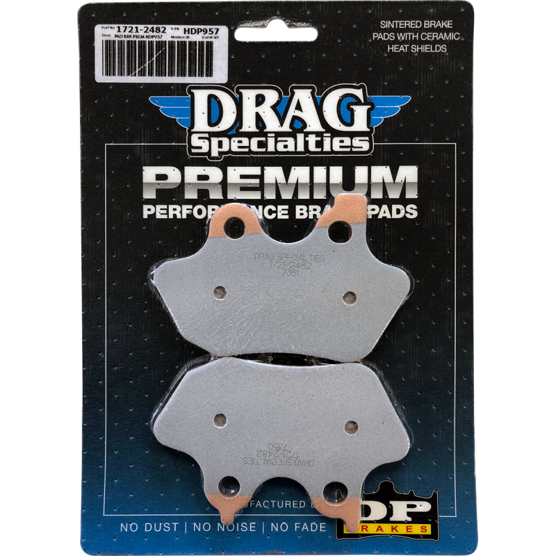 DP BRAKES HDP957 DRAG PREMIUM SINTERED PADS HDP957