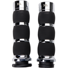 Load image into Gallery viewer, KHROME WERKS ETC Grips Klassic, Air Cushion, CHR, PKG 500195