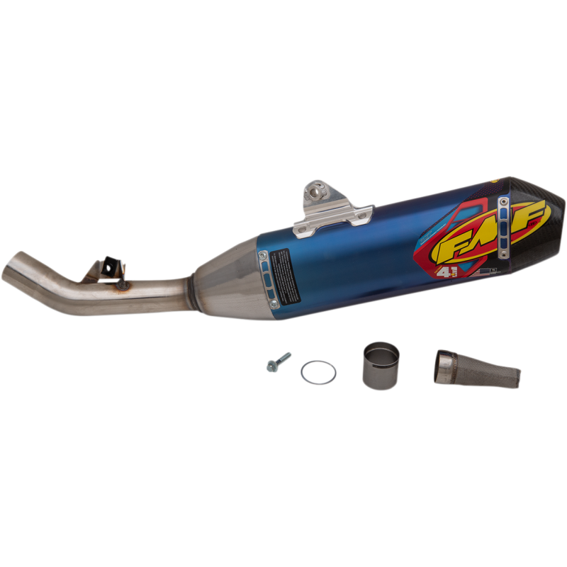 FMF 19-25 CRF450X MUFFLER TI 4.1 RCT W/CF 041587