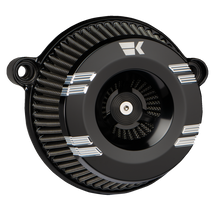 Load image into Gallery viewer, KHROME WERKS Instigator Air Cleaner - Klassic - Black - Twin Cam 250200