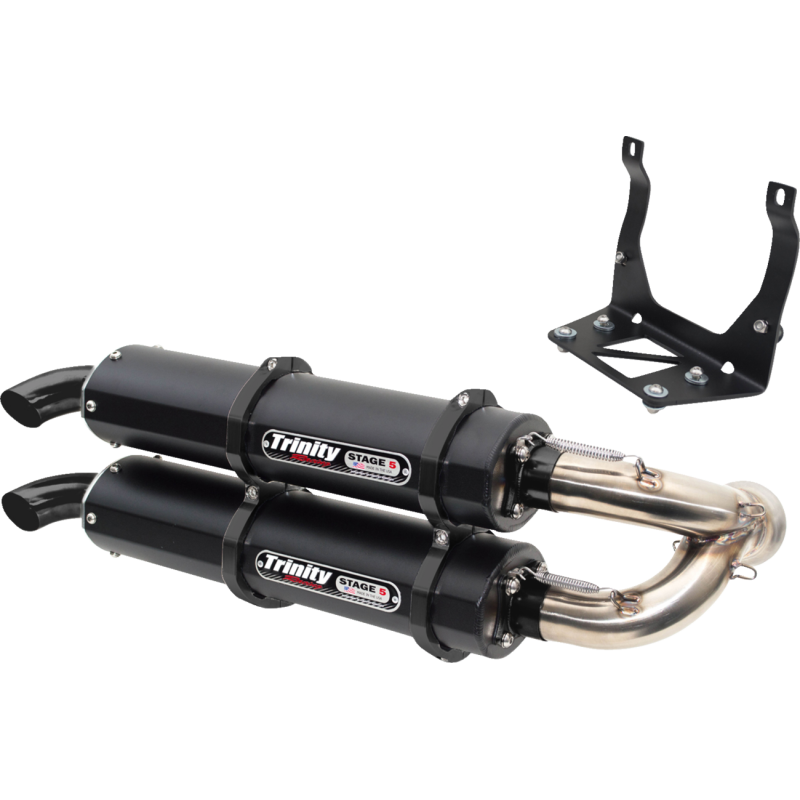 TRINITY RACING MUFFLER CANAM X3 BK CRKT TR-4160S-C2