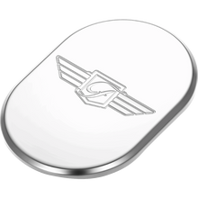 Load image into Gallery viewer, FIGURATI DESIGNS BACK FENDER COVER SILVER WITH FIGURATI DESIGNS LOGO-LEFT FD-01-AC-SS-LT