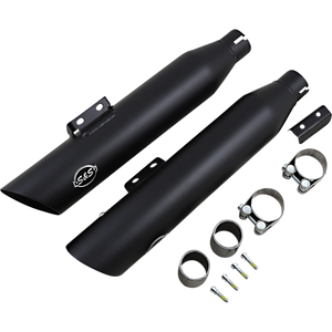 S&S CYCLE MUFFLER S/C BLK 50S FLFB 550-0752B