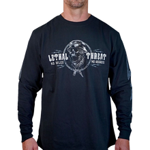 Load image into Gallery viewer, LETHAL THREAT SHIRT LS FLASHNBONE BK LG LS20889L