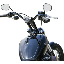 Load image into Gallery viewer, Thrashin Supply Co TSC-8025-1 Straight Handlebar Riser Kit with Gauge Cutout - 8in. - Anodized Black