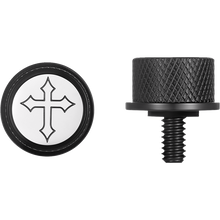 Load image into Gallery viewer, FIGURATI DESIGNS SEAT SCREW BLACK WITH 3M CROSS INSERT FD41-SEAT_SCREW-BLK