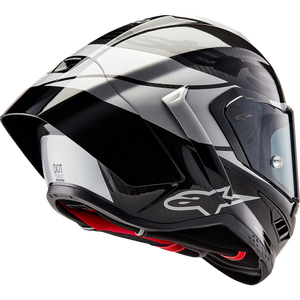 ALPINESTARS (ROAD) S-R10 ELEMENT HELMET CARB/SIL/BK XL 8200324-1368-XL