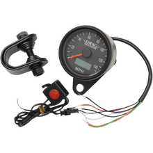 Load image into Gallery viewer, DRAG SPECIALTIES 2.4" ELEC SPEEDO W/TRIP/ODO BLK/FACE 2210-0257