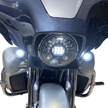 Load image into Gallery viewer, CUSTOM DYNAMICS HEADLAMP 7"ADPTV CHR IND PB-7A-IND-C