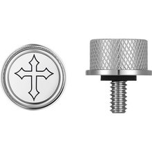 Load image into Gallery viewer, FIGURATI DESIGNS SEAT SCREW SILVER WITH 3M CROSS INSERT FD41-SEAT_SCREW-SS