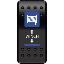 Load image into Gallery viewer, MOOSE UTILITY DIVISION MOOSE BRANDED WINCH (ON)-OFF-(ON) SWITCH WITH BLUE LED WN-I-O