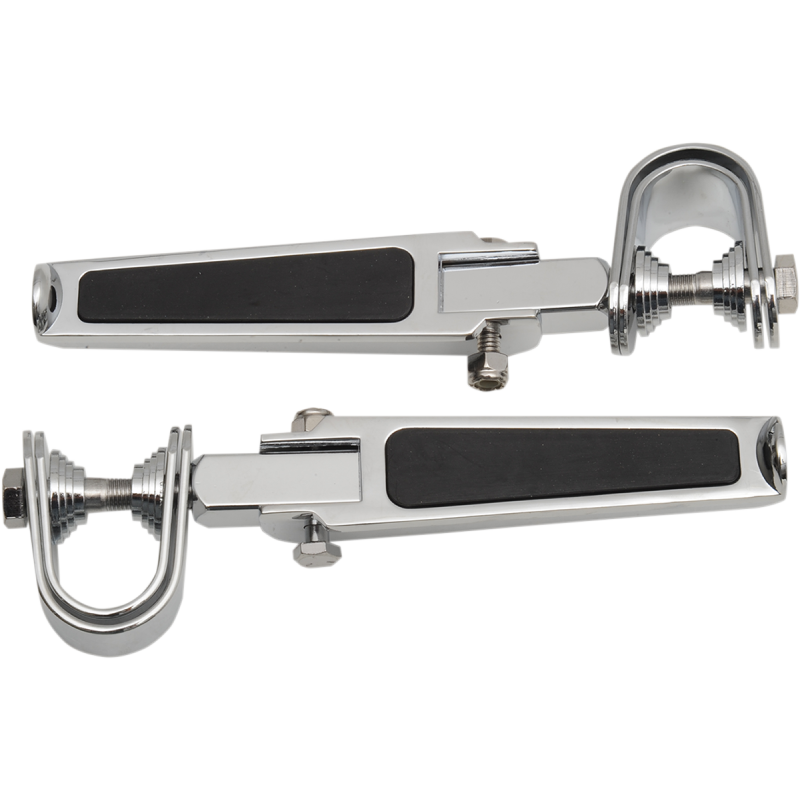 DRAG SPECIALTIES RUBBER INLAY FOOTPEGS W/ 1-1/4 CLMP (PR) 1904-1764