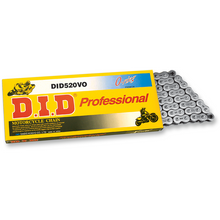 Load image into Gallery viewer, D.I.D 520VO-120 Steel 120-Link Professional V Series O-Ring Chain with Connecting Link