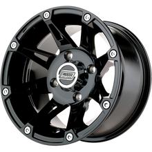 Load image into Gallery viewer, MOOSE UTILITY DIVISION TYPE 387X 14X8 4/137 4+4 GLOSS BLACK 387MO148136GB4