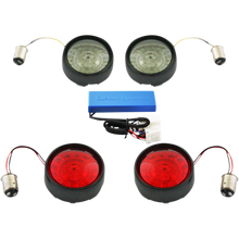 Load image into Gallery viewer, CUSTOM DYNAMICS PROBEAM SIGNAL BLLT 02-11FXD BLK BEZ KIT PB-HD-BB-B