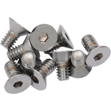 Load image into Gallery viewer, DRAG SPECIALTIES FLATHEAD SCREW(10)1/4-20*1/2 CY-CHROME MPB574