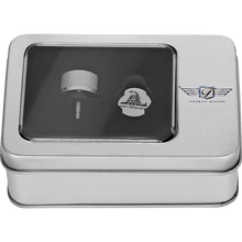 Load image into Gallery viewer, FIGURATI DESIGNS SEAT SCREW SILVER WITH 3M DON'T TREAD ON ME INSERT FD40-SEAT_SCREW-SS