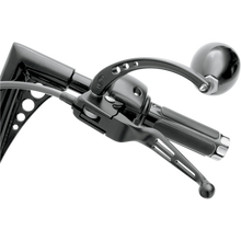 Load image into Gallery viewer, DRAG SPECIALTIES 96-17 B/T SLOTTED BLACK LEVER SET 0610-0142