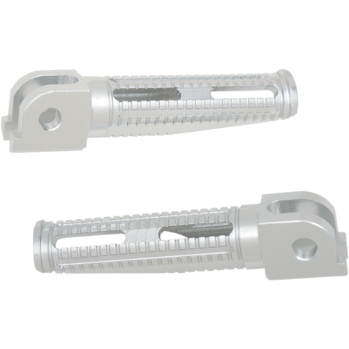COMPETITION WERKES SILVER HONDA RIDER GP FOOTPEGS C.W. 1GPH-S