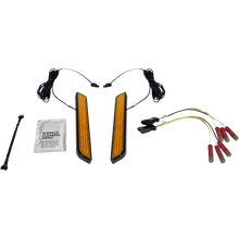 Load image into Gallery viewer, CUSTOM DYNAMICS LIGHT LED FORK AMB BLK CD-FORK-UNV-AB