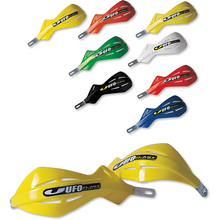 Load image into Gallery viewer, UFO ALU HANDGUARDS FOR 7/8 BARS KX GREEN PM01632-026