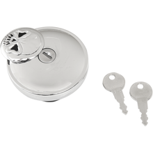 Load image into Gallery viewer, DRAG SPECIALTIES L96-19 CAP VNT W/LOCK SKLCHR 03-0320AS-A