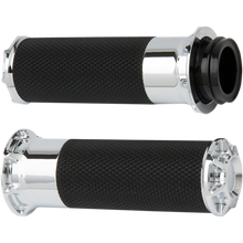 Load image into Gallery viewer, ARLEN NESS BEVELED FUSION GRIPS CABLE CHROME 07-330