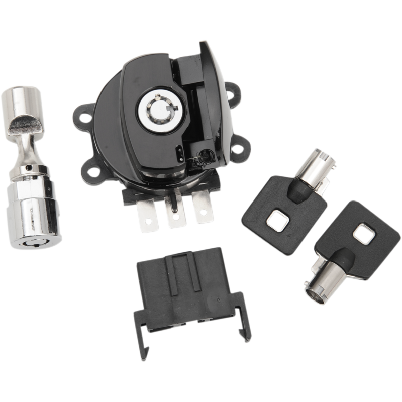 DRAG SPECIALTIES SWITCH GL/BLK W/FRK LK 00-10 FXST 21-0209GBK